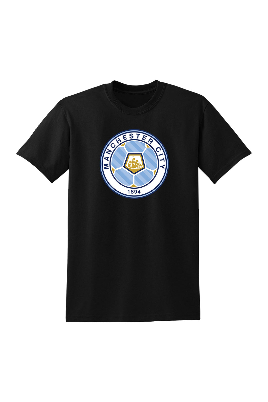 Manchester City Emblem T-Shirt Black