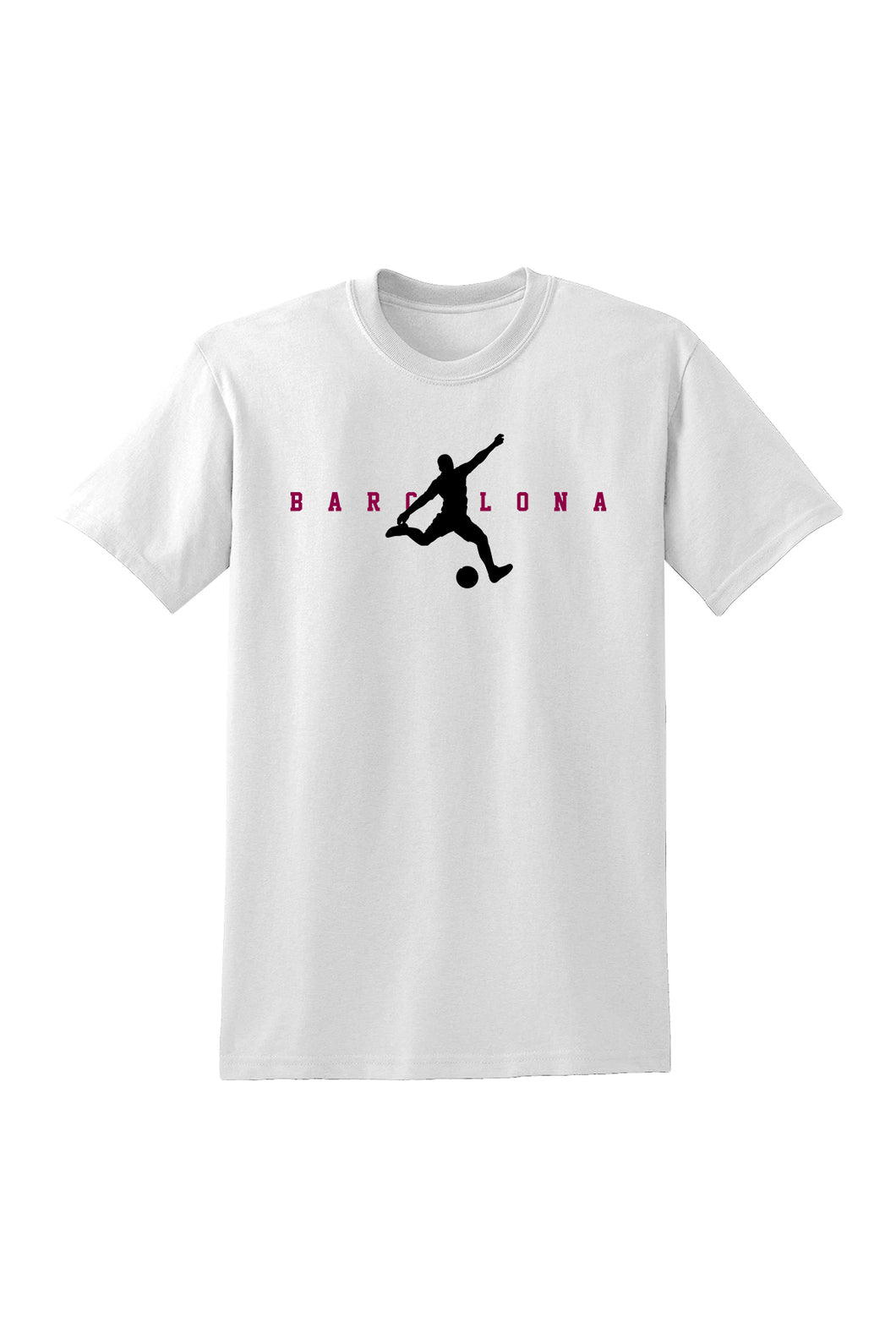 Barcelona Kick Man T-Shirt White