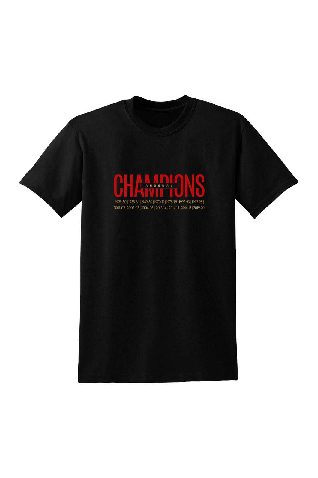 Arsenal Champions T-Shirt Black