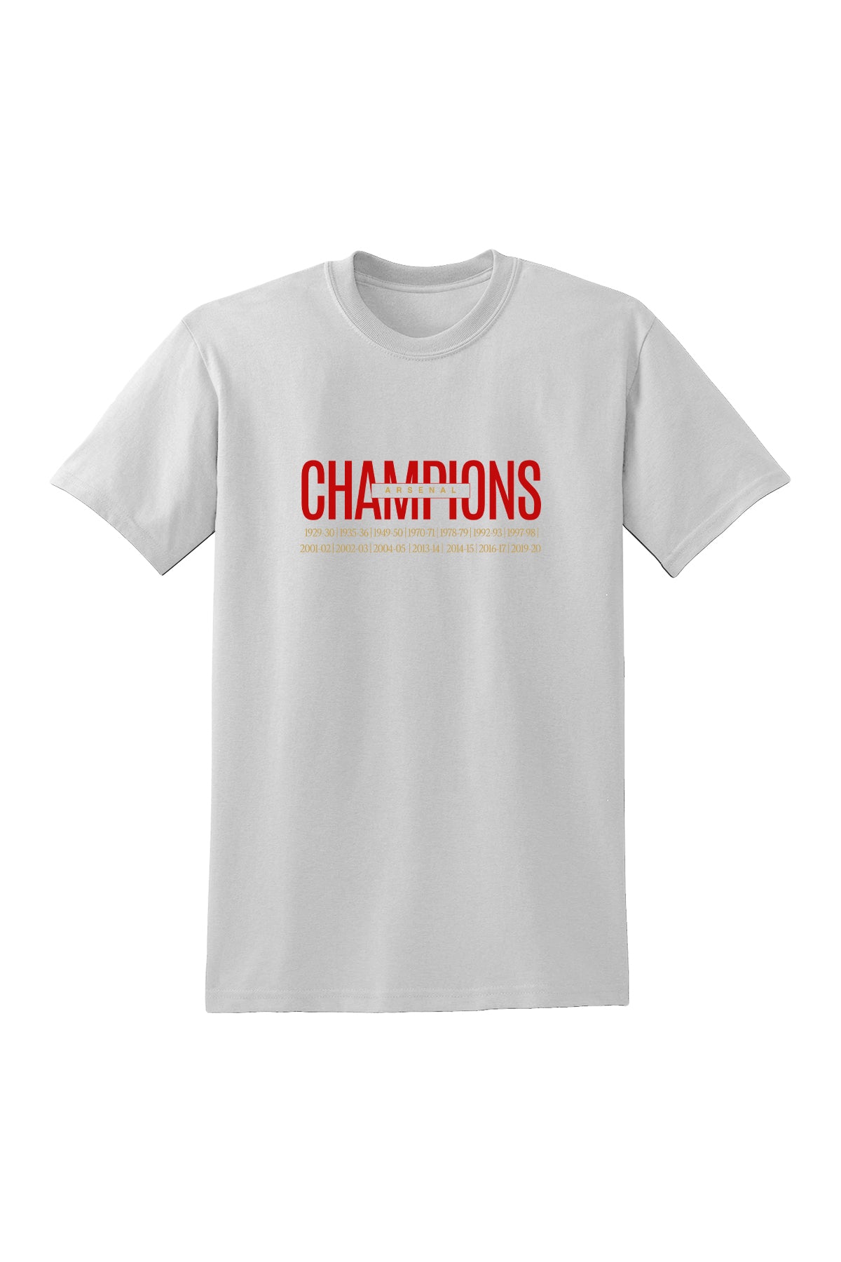 Arsenal Champions T Shirt White