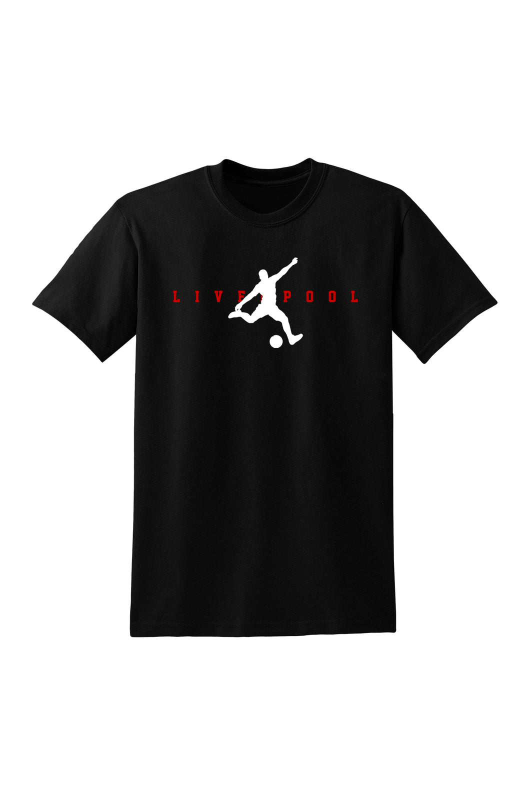 Liverpool Kick Man T-Shirt Black