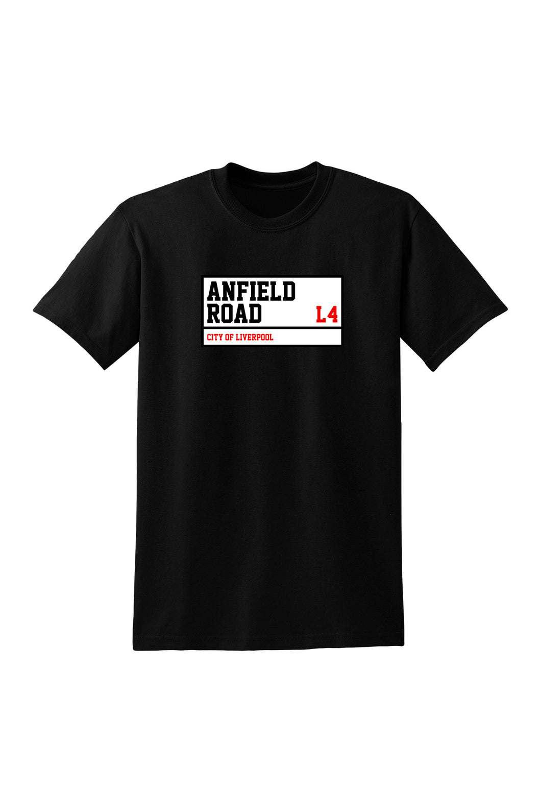 Anfield Road T-Shirt Black