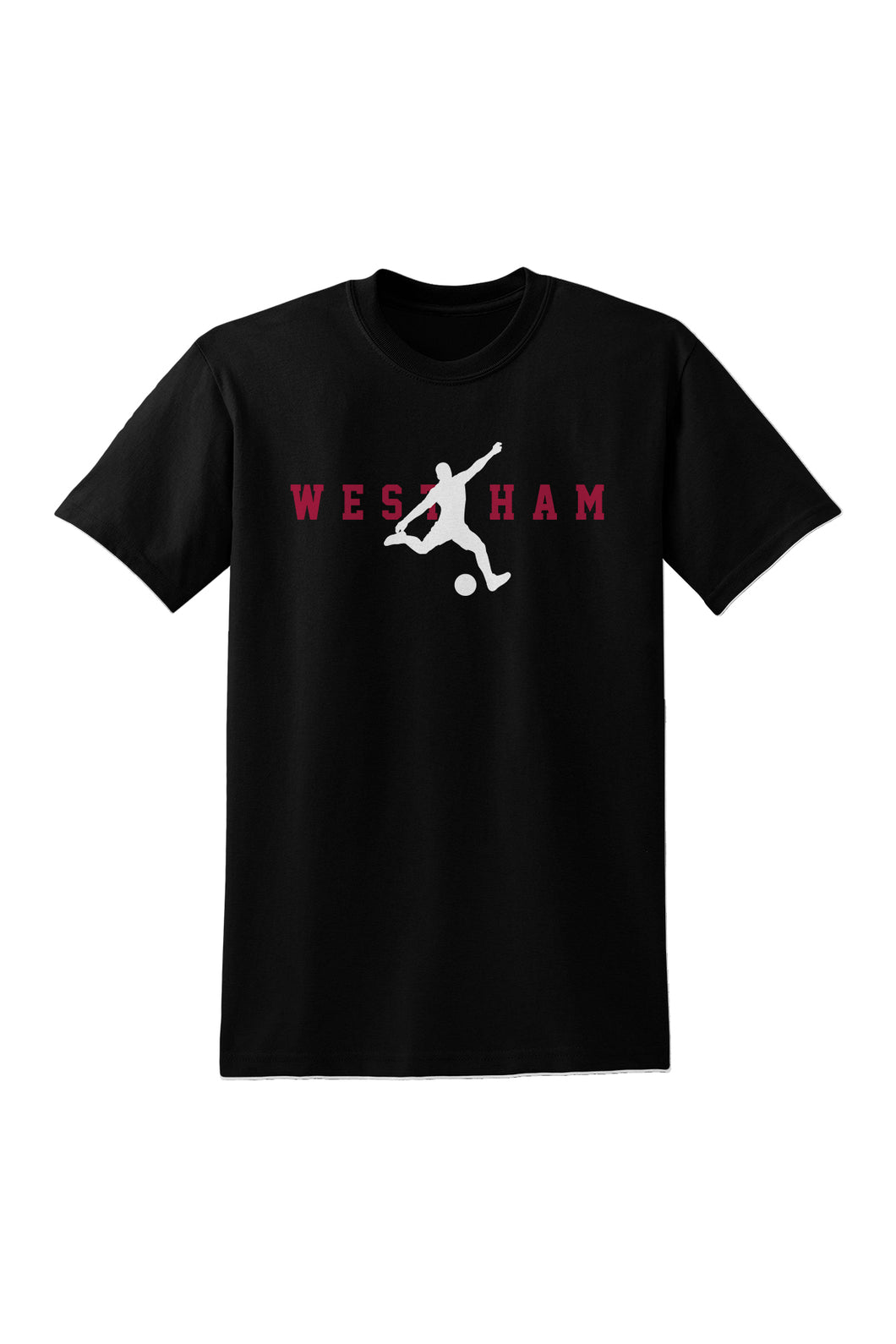 West Ham Kick Man T-Shirt Black