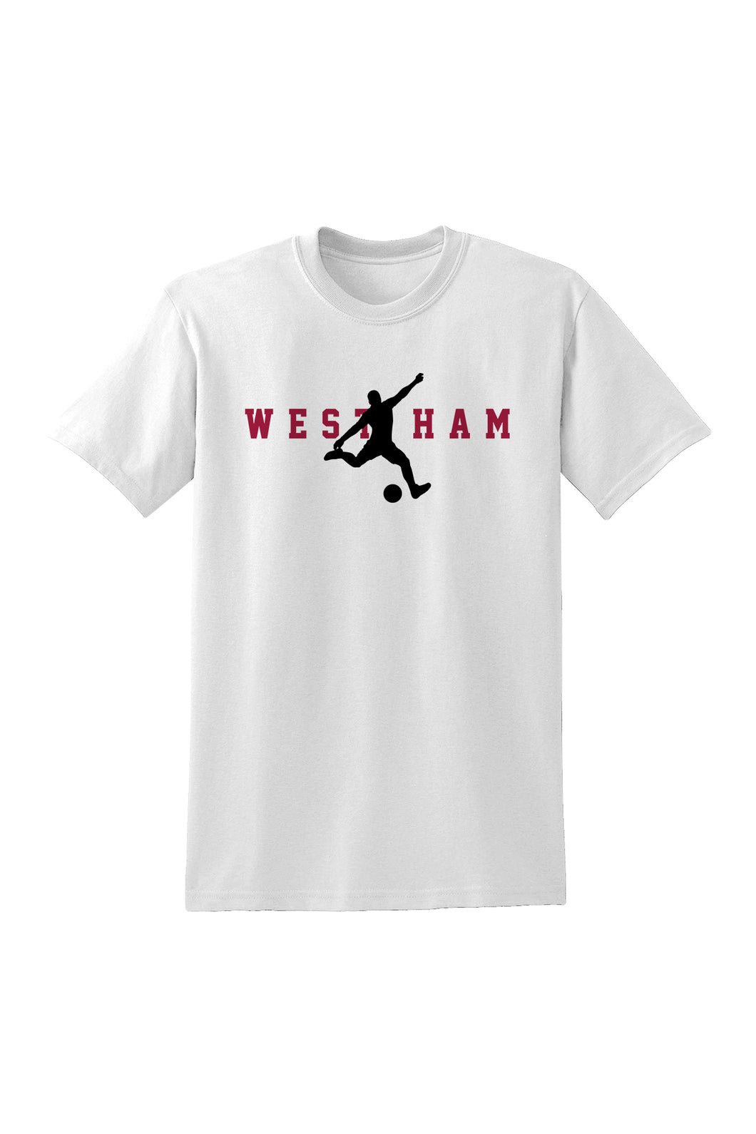 West Ham Kick Man T-Shirt White